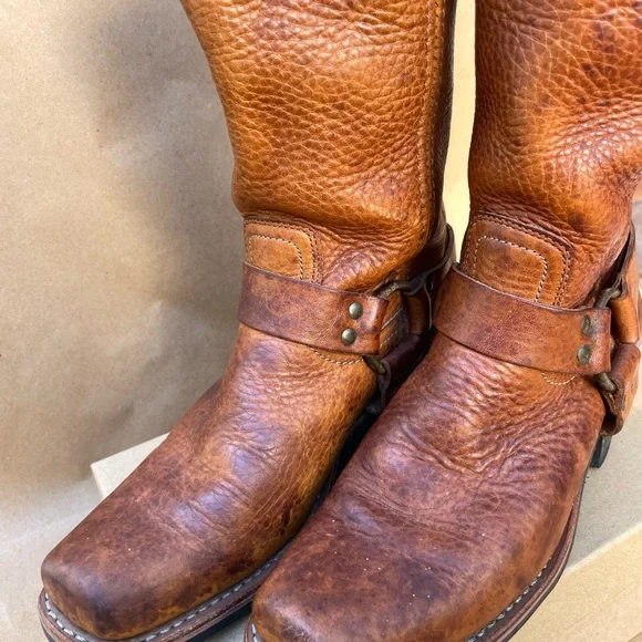 Frye Tan Heeled Boots - Picture 6 of 12